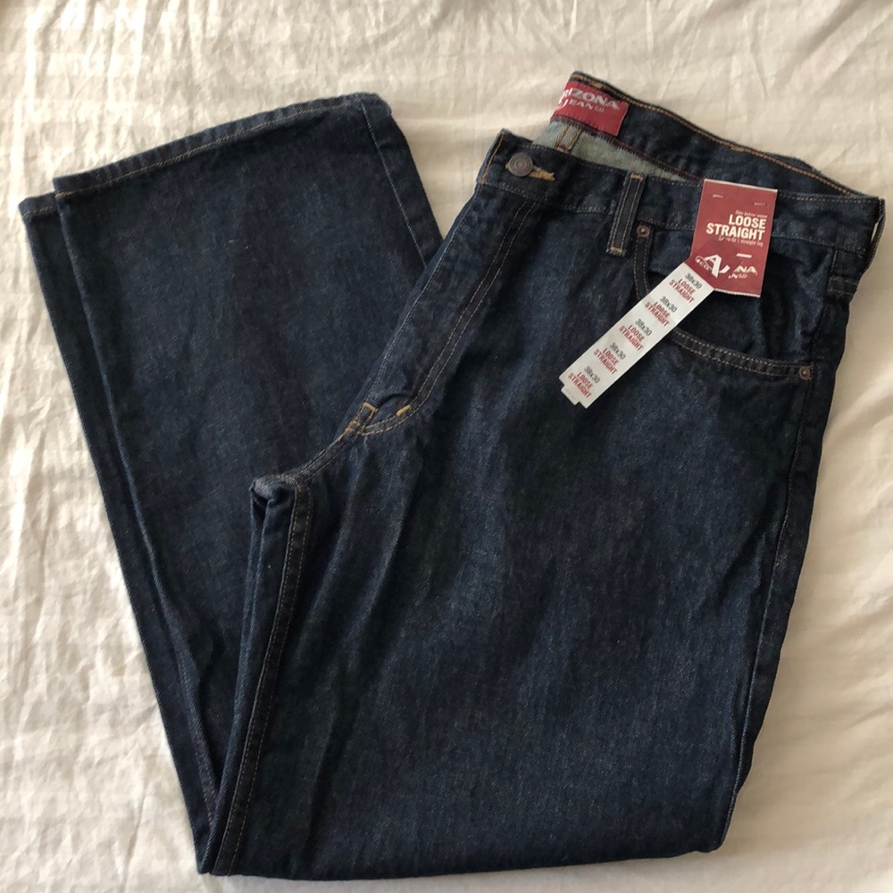 NWT ARIZONA MENS JEANS 38x30